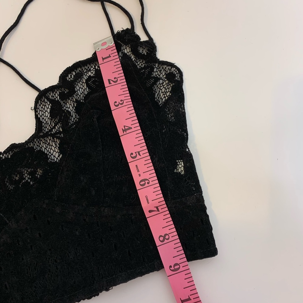 Free People FP One Flocked Velvet Adella Bralette - Picture 5 of 6